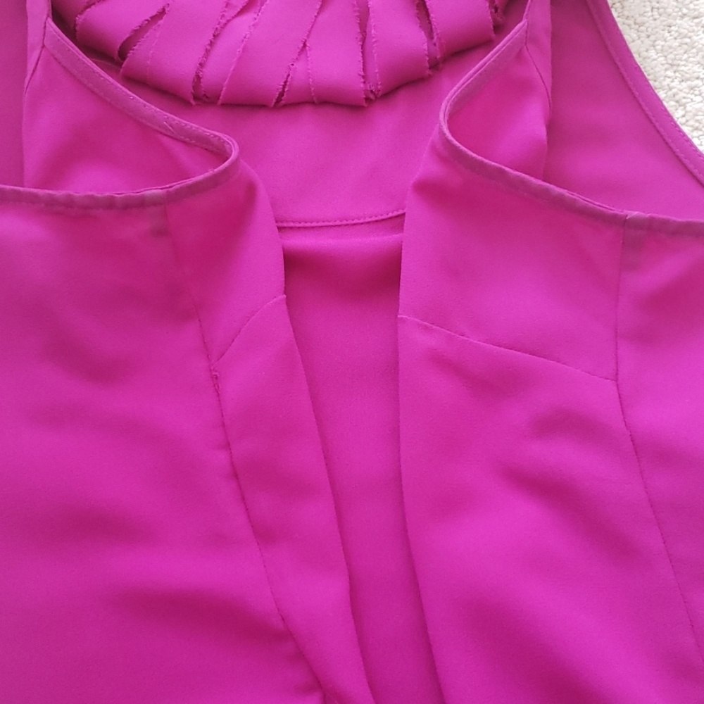 Sleeveless Flutter Detail Top - image 3